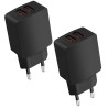 Adaptateur secteur Double USB-A COMPTABILE (boite)